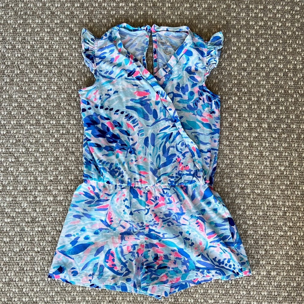 Lilly Pulitzer Ruffle cotton romper